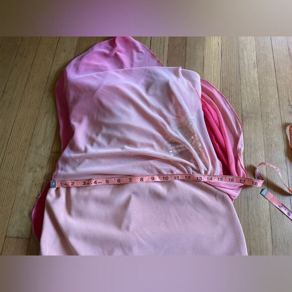 Y2K Vintage Asymetrical Strapless Tubetop Dress - Picture 8 of 10